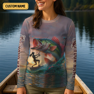 Real Women Bait Their Own Hooks Fishing UPF Shirts, Women Fishing Shirt, Fishing Gift Ideas