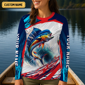 Life Is Good Fishing Makes It Better UPF Shirts, Fishing Shirts For Women, Funny Fisherman Gift