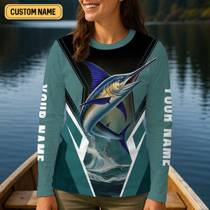 Every Cast Tells A Story Women Fishing Shirt, SPF Long Sleeve Shirts Womens, Female Fishing Shirts