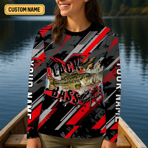 Bass Fishing UPF Shirts, I Just Want to Drink Beer and Jerk My Rod, Women Fishing Shirt, SPF Long Sleeve Shirts Womens