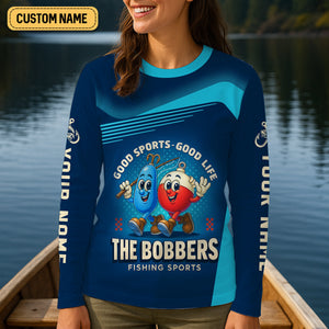 The Best Days Are Spent Fishing, The Bobber Fishing Sports, Fishing Shirt For Women, Funny Fishing Shirt