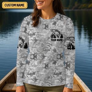 I'm A Fishaholic On The Road To Recovery Fishing UPF Shirts, Fish Shirt Funny, Women Fishing Shirt