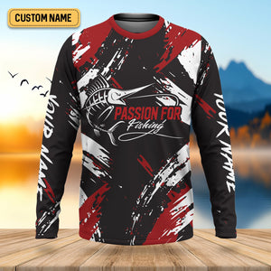 Passion for Fishing Shirts, SPF Long Sleeve Shirts Womens, Female Fishing Shirts