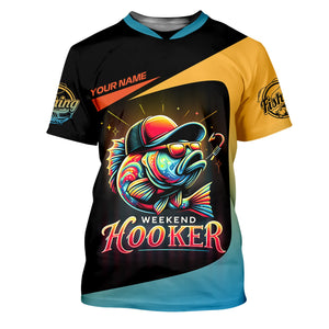 Weekend Hooker Performance Fishing Shirts, SPF Shirt For Men, Hooded Fishing Shirt, Fishing Shirts For Men