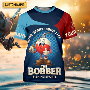 A Bad Day Fishing Is Better Than A Good Day At Work Fishing UPF Shirts, Funny Fishing Shirt