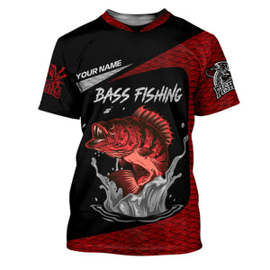 Bass Fishing Shirts, Hunt - Strike - Rule, SPF Long Sleeve Shirts Womens, Female Fishing Shirts