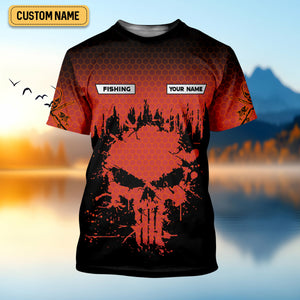 Fishing Saved Me From Being A Pornstar Red Fishing Shirt, Funny Fishing Shirt, SPF Shirt For Men, Gift For Fisherman