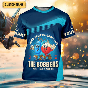 The Best Days Are Spent Fishing, The Bobber Fishing Sports, SPF Shirt For Men, Fishing Shirts For Men