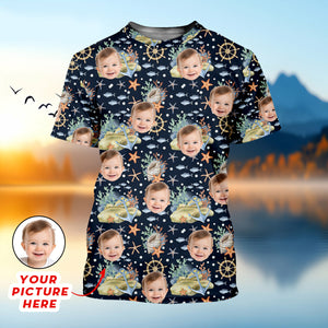 Custom Face Fishing UPF Shirts, Mens Fishing Shirts Long Sleeve, Gift For Fisherman