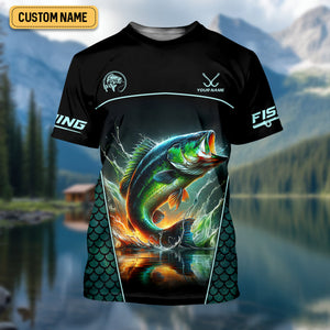 Don't Be A Dumb Bass Fishing UPF Shirts, Funny Fishing Shirt, Women Fishing Shirt, Bass Fishing