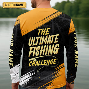 Marlin Fishing SPF Shirts, The Ultimate Fishing Challenge Shirts For Men, Funny Fisherman Gift