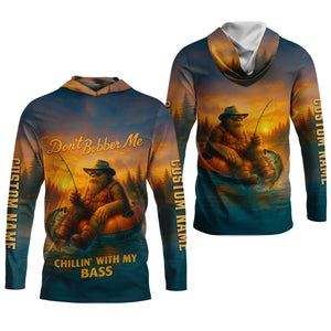 Don't Bobber Me Bass Fishing Shirt, SPF Long Sleeve Shirts, Presents For Fishermen