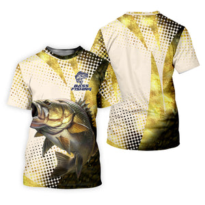 Bass Fishing Shirt, SPF Shirt For Men, Custom Fishing Shirt, Gift For Fisherman, Mens Casual Shirts