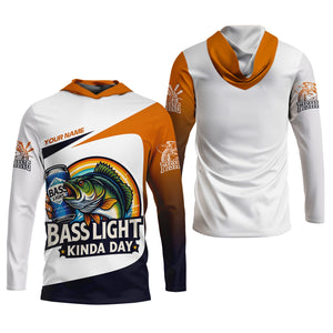Basslight Kinda Day Fish And Beer Funny Fishing Shirt, SPF Shirt For Men, Gift For Fisherman, Bass Fishing