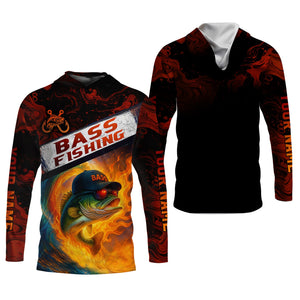 Bass Fishing Apparel, SPF Shirt For Men, Gift For Fisherman, Fishing Shirts For Men