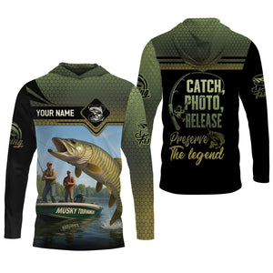 CPR Fishing, SPF Long Sleeve Shirts, Men Button Down Shirt, Best Fishing Gifts, Musky Fishing