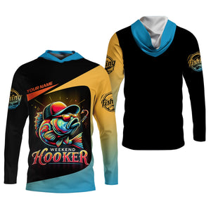 Weekend Hooker Performance Fishing Shirts, SPF Shirt For Men, Hooded Fishing Shirt, Fishing Shirts For Men