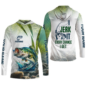 I Jerk It Every Chance I Get, Fishing UPF Shirts, Funny Fishing Shirt, Fishing Shirts For Men