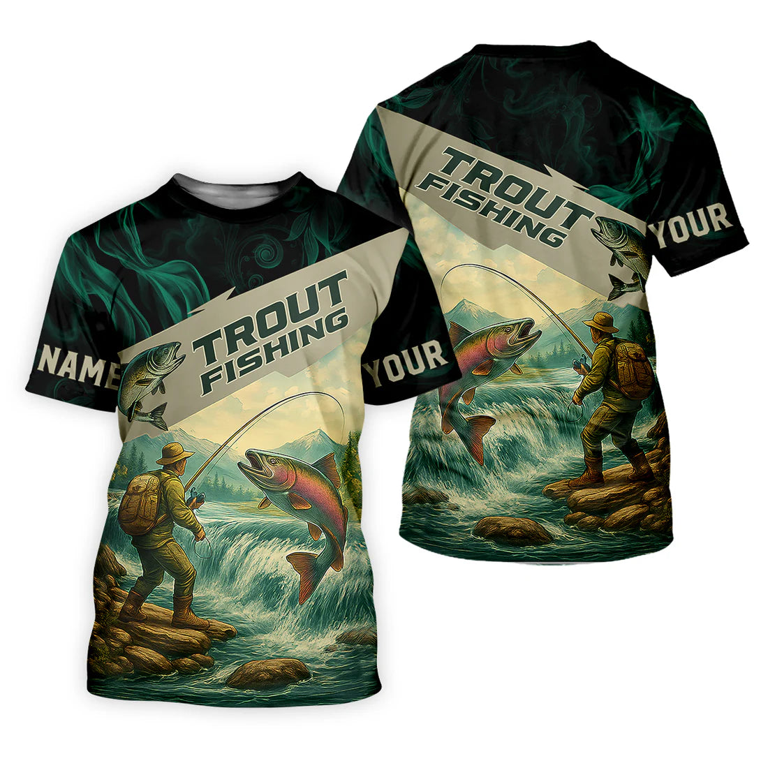 Rainbow Trout Fishing Women SPF Shirt, Fishing Gift Ideas, Women Fishing Shirt