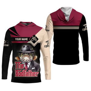 The Rod Father SPF Shirts, Custom Fishing Shirts, Fishing Shirts For Men, Funny Fisherman Gift