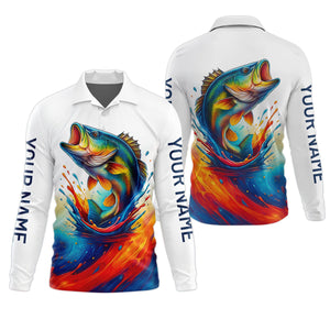 Colorful Fishing Lure, Hooded UPF Shirt, Casual Button Down Shirts, Mens Casual Shirts, Bass Fishing