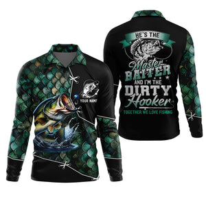 The Master Baiter And Dirty Hooker Fishing UPF Shirts, Funny Fishing Shirt, Gift For Fisherman