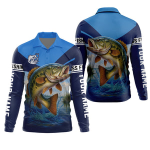Largemouth Bass Fishing SPF Shirt For Men, Fisherman Outfit, Gift For Fisherman