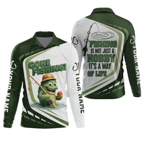 Gone Fishing, Fishing Is Not Just A Hobby, It's A Way Of Life SPF Shirts, Fishing Shirts For Men, Fisherman Gift