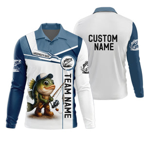 Team Fishing Shirt, Largemouth Bass Fishing, SPF Shirt For Men, Men Jersey, Mens Casual Shirts