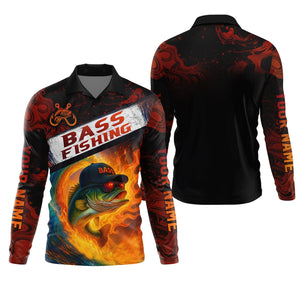 Bass Fishing Apparel, SPF Shirt For Men, Gift For Fisherman, Fishing Shirts For Men