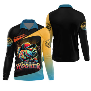 Weekend Hooker Performance Fishing Shirts, SPF Shirt For Men, Hooded Fishing Shirt, Fishing Shirts For Men