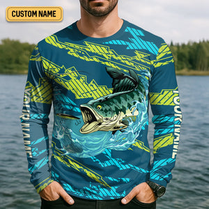 Bass Fishing UPF Shirts, So Good With My Rod I Make Fish Come, Funny Fishing Shirt, Gift For Fisherman