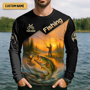 A Fish Or A Buzz I'm Catching Something, Funny Fishing Shirt, SPF Shirt For Men, Gift For Fisherman