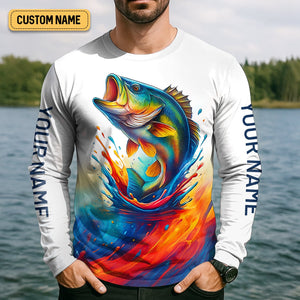 Colorful Fishing Lure, Hooded UPF Shirt, Casual Button Down Shirts, Mens Casual Shirts, Bass Fishing