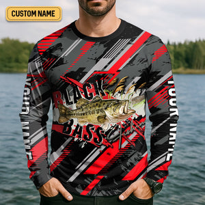 Bass Fishing UPF Shirts, I Just Want to Drink Beer and Jerk My Rod, Funny Fishing Shirt, Gift For Fisherman