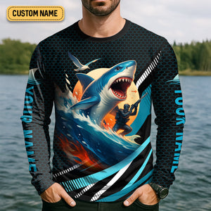Unleash Your Inner Rebel Performance Fishing Shirts, SPF Shirt For Men, Fishing Shirts For Men