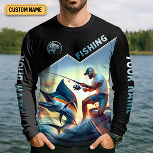 Fishing Shirts, You Are The Greatest Catch Of My Life, SPF Long Sleeve Shirts, Fishing Shirts For Men