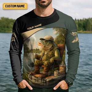I Just Want To Go Fishing And Ignore Old Man Problem SPF Shirts, Fishing Shirts For Men, Fisherman Gift