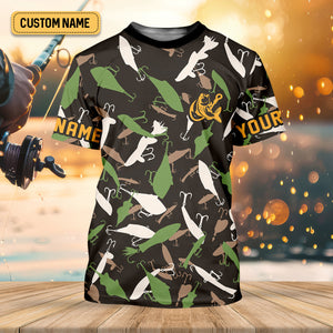 Professional Master Baiter Fishing UPF Shirts, Camo Fishing Shirt, Presents For Fishermen