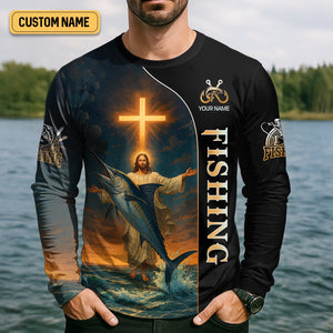 I Will Make You Fishers Of Men, Bible Verse T-Shirt, SPF Shirt For Men, Gift For Fisherman