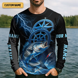 We Came We Saw We Conquered, Casting Fish, SPF Shirt, Custom Fishing Shirt, Men Long Sleeve Shirt