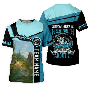 Bigfoot Fishing, Largemouth Bass Fishing, Team Fishing Shirt, SPF Shirt, Presents For Fishermen