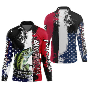 Women Patriotic Fishing UPF Shirts, Ladies Long Sleeve Fishing Shirt, Women Fishing Shirt