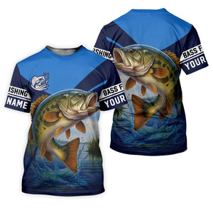Largemouth Bass Fishing SPF Shirt For Men, Fisherman Outfit, Gift For Fisherman