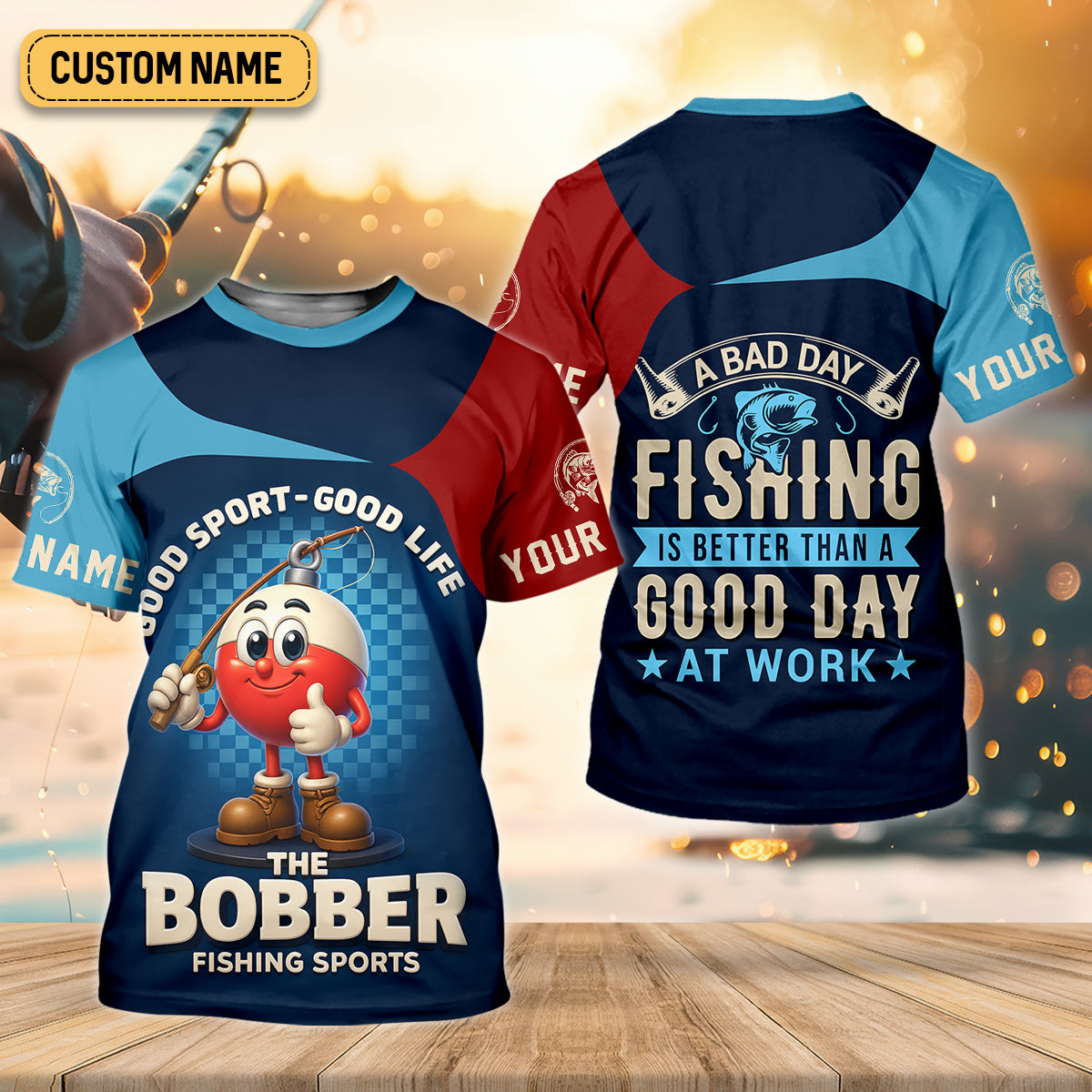A Bad Day Fishing Is Better Than A Good Day At Work Women SPF Shirt, Funny Fishing Shirt