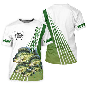 Crappie Hunter, Fishing UPF Shirts, Men Button Down Shirt, Presents For Fishermen, Mens Casual Shirts