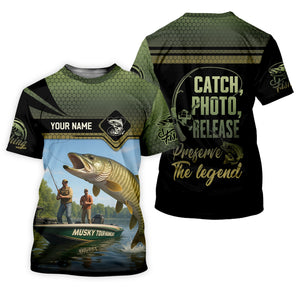 CPR Fishing, SPF Long Sleeve Shirts, Men Button Down Shirt, Best Fishing Gifts, Musky Fishing