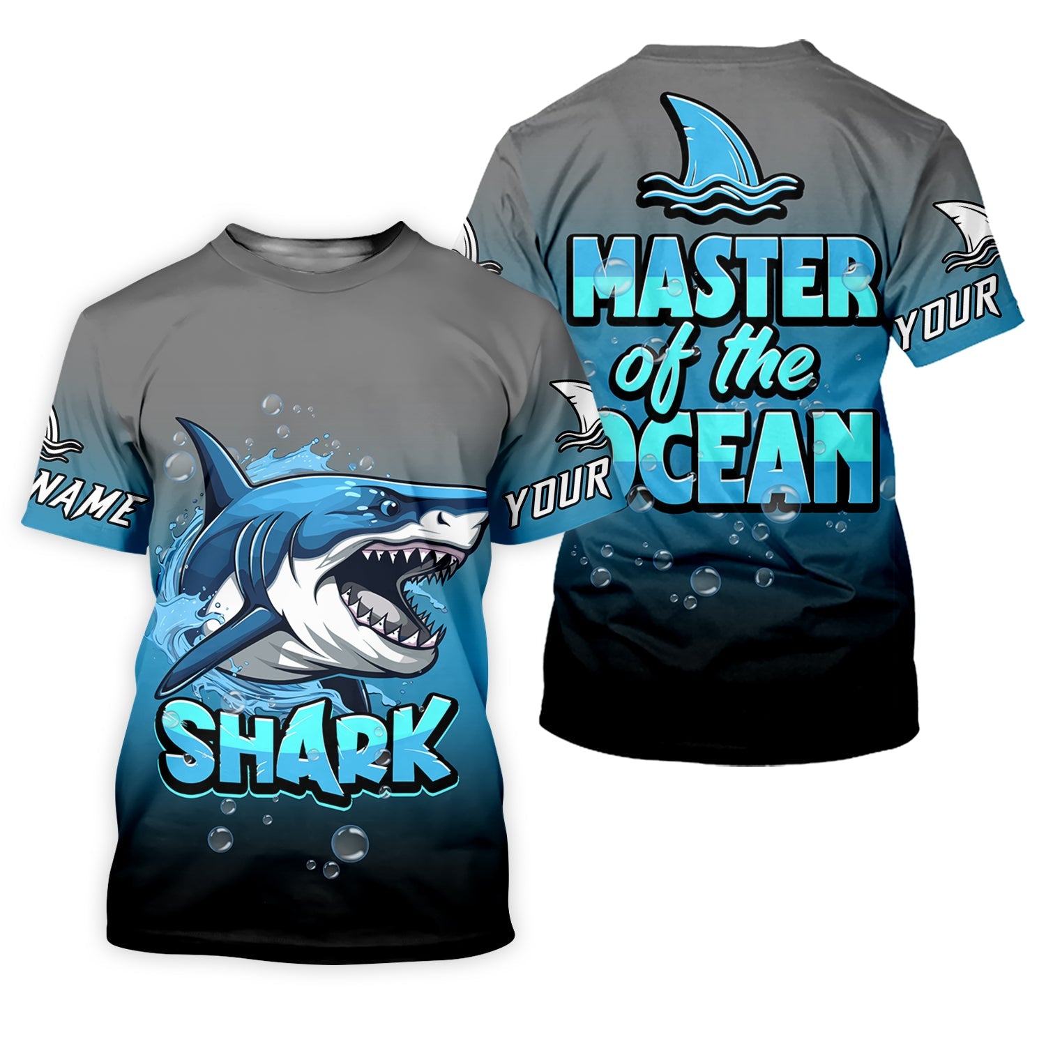 Shark Fishing UPF Shirts, Shark Master of The Ocean, Funny Fishing Shirt, Gift For Fisherman
