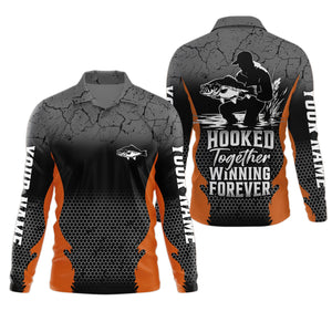 Hook Together, Winning Forever, Fishing Tournament Shirt, SPF Shirt For Men, Presents For Fishermen