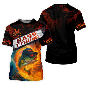 Bass Fishing Apparel, SPF Shirt For Men, Gift For Fisherman, Fishing Shirts For Men